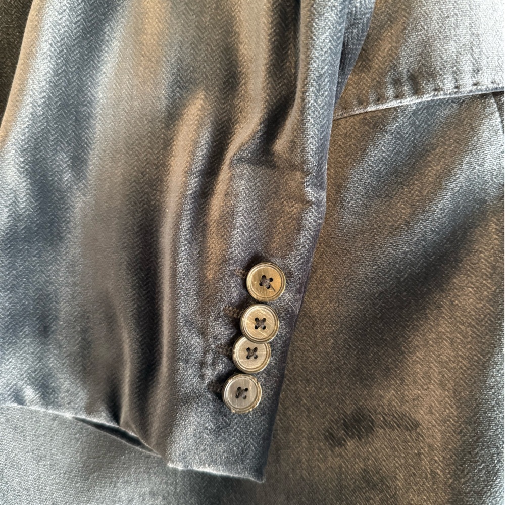 Emporio Armani Velvet Charcoal Blazer